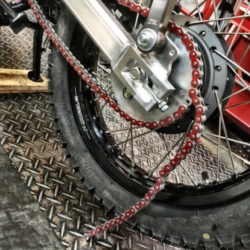 クロスカブJA45 チェーン