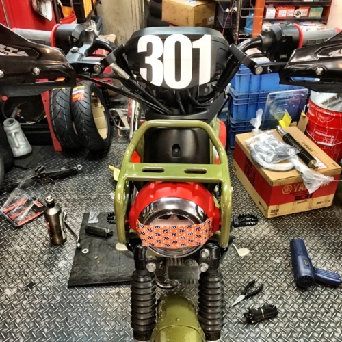 クロスカブ JA45 ゼッケン