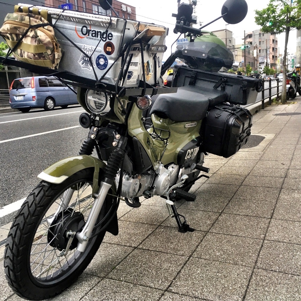 クロスカブ110 JA45　ソロキャンプ