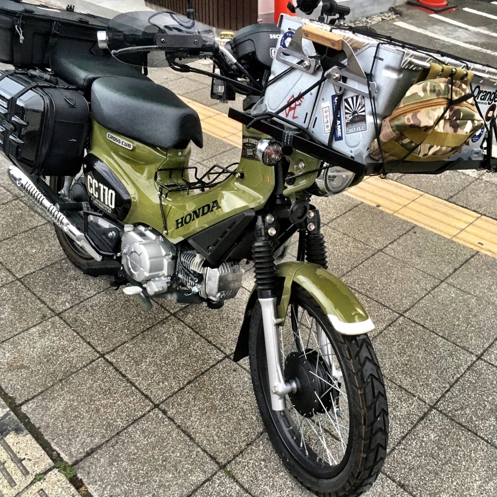 クロスカブ110 JA45　ソロキャンプ