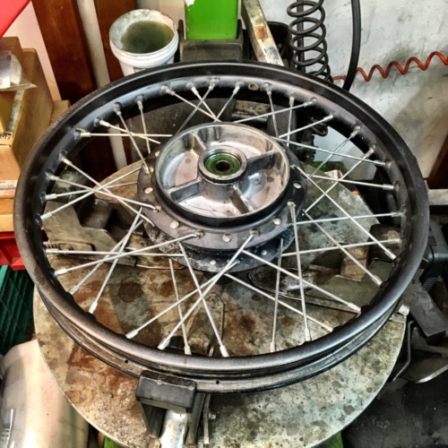 クロスカブ110 JA45 タイヤ交換